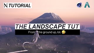 C4D TUTORIAL | Realistic CGI Landscapes [Cinema4D & Arnold]