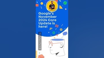 Google November 2024 Core Update Explained in 10 Seconds!" 🔥📈 #SEO #GoogleUpdate #googlewebmasters