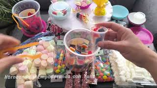 IDEAS FOR SWEET TABLES 🍭🍬 Easy, cute, and economical! How to present your SWEET SNACKS at parties