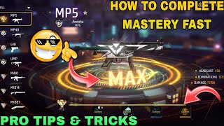 HOW TO COMPLETE WEAPON MASTERY | FREE FIRE WEAPON MASTERY PRO TIPS | HOW TO GET PRO FIRING BUTTON