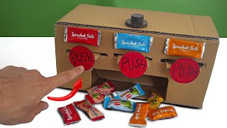 DIY Candy Dispenser | How to make Multi Candy Vending Machine From Cardboard | Build Candy dispenser