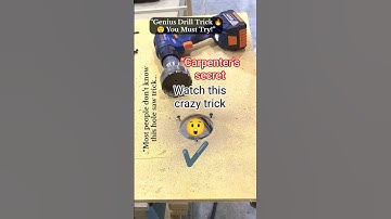 Genius Hole Saw Hack 🔥 | Drill Perfect Hole Without Center Bit! #shorts #woodworking #diy #tips