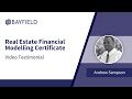 Real Estate Financial Modelling Certificate | Andrew Sampson