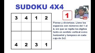 1) Cómo resolver un SUDOKU DE 9X9. NIVEL FÁCIL. -