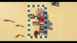Redstone Button Toggle Immediate and Delayed Pulses