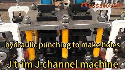 Customized Aluminum Steel J trim J channel roll forming machine