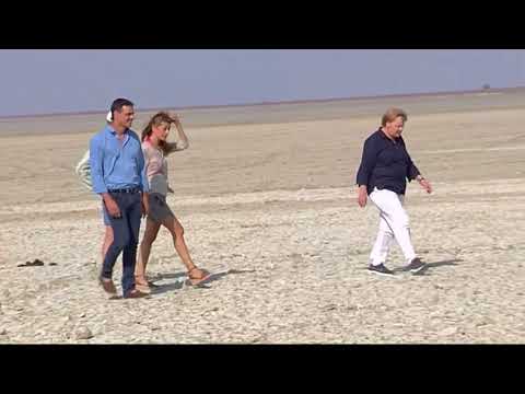 Sáchez y su mujer, anfitriones de los Merkel en Doñana