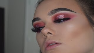 Cranberry smokey eye- Morphe 39a