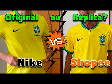 ORIGINAL Nike X SHOPEE 1:1 - Nova Camisa do Brasil