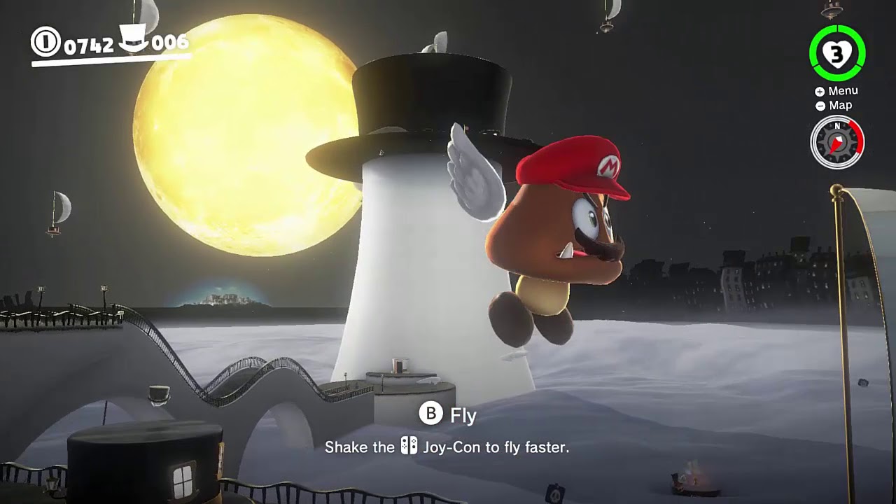 Paragoomba Eye Reset Bug (Super Mario Odyssey Glitch) YouTube