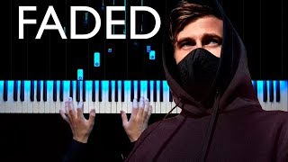 Video thumbnail of "Alan Walker - Faded | Piano cover | Sheets"