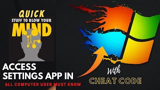 How to quick launch a setting screen in window 10| 10 quick ways to launch with tip and trick| code