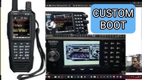 CUSTOM BOOT SCREEN - UNIDEN SDS200 & UNIDEN SD100