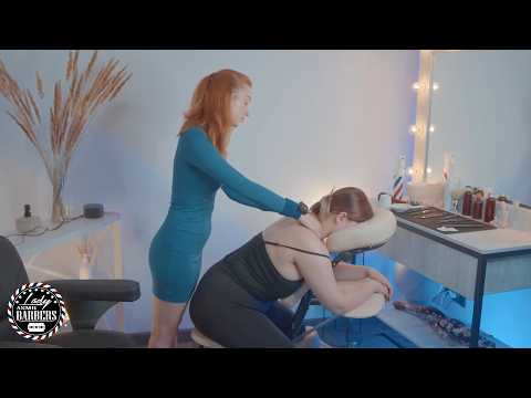 Aesthetic ASMR Barber Massage by Lady Angelica for Curvy Girls