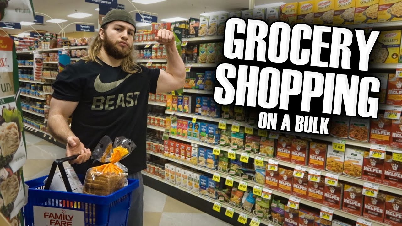 Grocery Shopping College Bulking Diet Beast Bulk Ep. 7 YouTube
