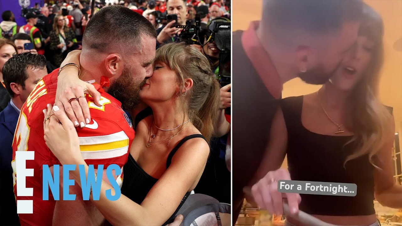 Taylor Swift and Travis Kelce Show Rare PDA Video of Their Relationship