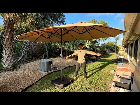 15 ft triple vent patio umbrella Flash Furniture ft. Elizabeth Commercial Grade Head with Crank & Easy Lift Functionality Tan or restaurant and cultivate an elevated Reviewing this 15FT Triple-Size Patio