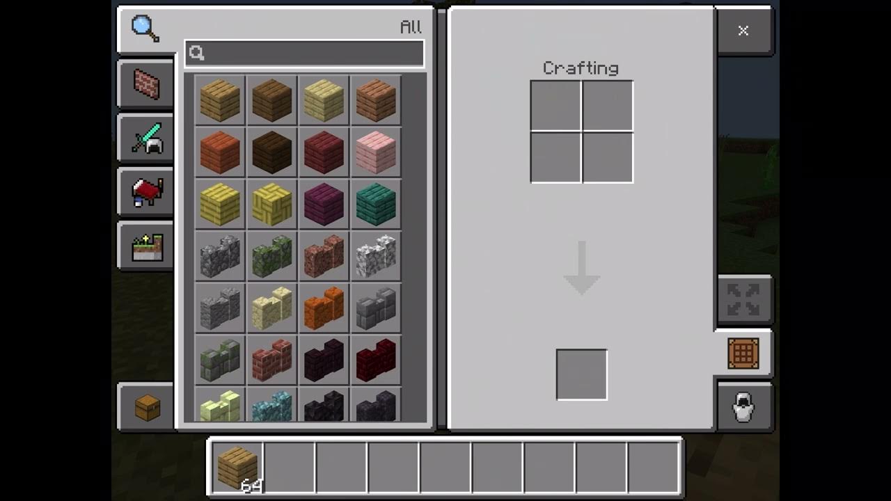 How to make a Minecraft crafting table YouTube