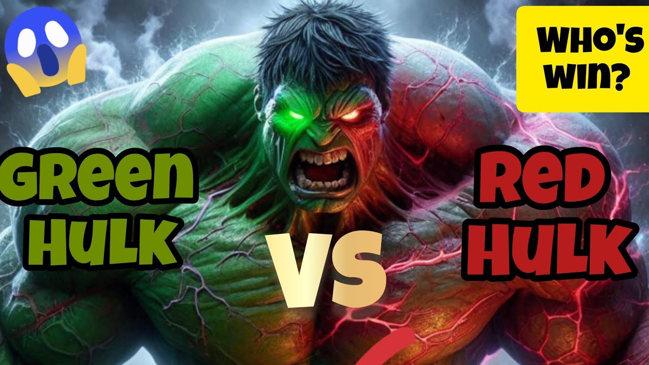 Hulk vs Red Hulk The Battle You Can’t Miss!" - YouTube