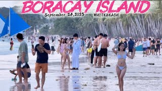 BORACAY ISLAND TODAY                          SEPTEMBER 24,2025 WHITEBEACH VIEW