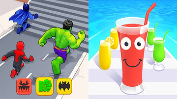 Hero Transform VS Juice Run - All Levels Gameplay Android, ios (Part 7)