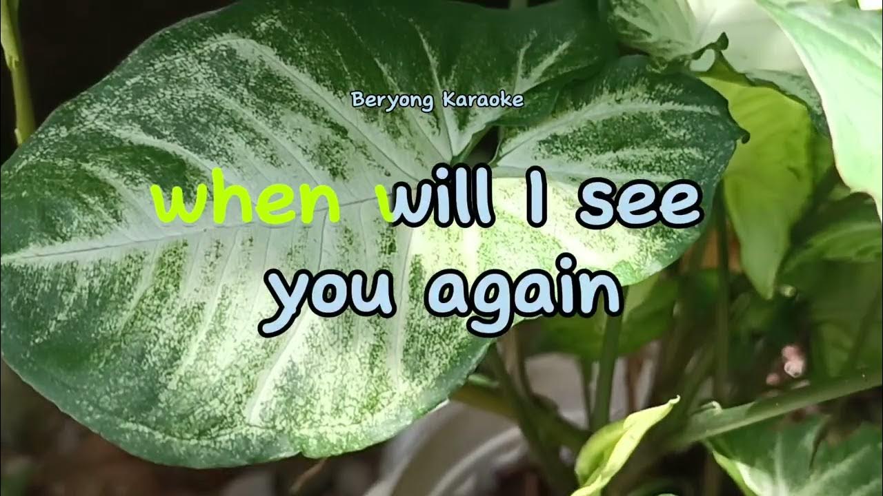 When Will I See You Again Karaoke YouTube when-will-i-see-you-again-karaoke-youtube
