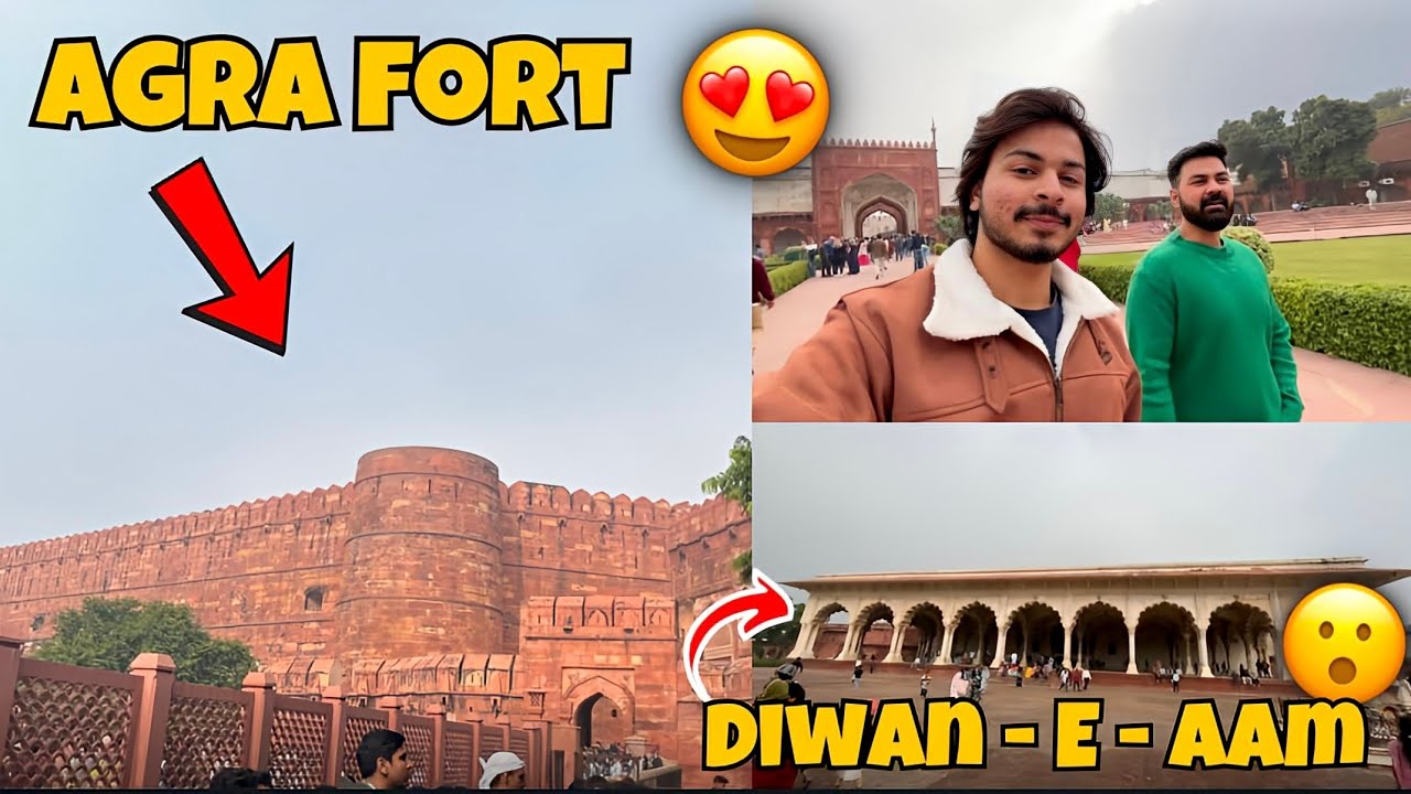 Agra Fort 😍 | Diwan - E - Aam 😮 | Part :- 03 | Rockstar Amaan