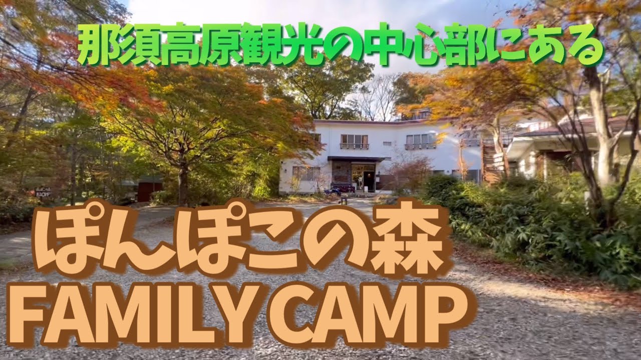 キャンプ場紹介〜ぽんぽこの森FAMILY CAMP 〜【VLOG】栃木県林間キャンプ YouTube