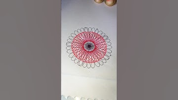 Spirograph Drawing Ruler | #spirograph #shorts #Atik_Mia_official