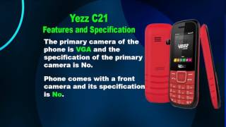 Features and Specification of Yezz C21