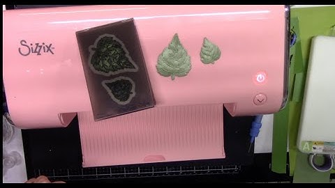 3D embossing folder and Sizzix Switch Machine