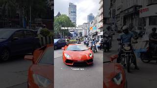 ITALIAN BULL ON MUMBAI STREET 🔥🥶#shorts #youtubeshorts #automobile #italian #lamborghini #cars