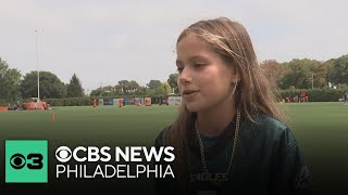A CHOP patient asked if she could meet the Eagles The team invited her to training camp