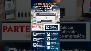 Parte 9 Colocación de Cabezales en la Impresora HP Smart TANK  580 #servitecuribe #hpsmart #printer
