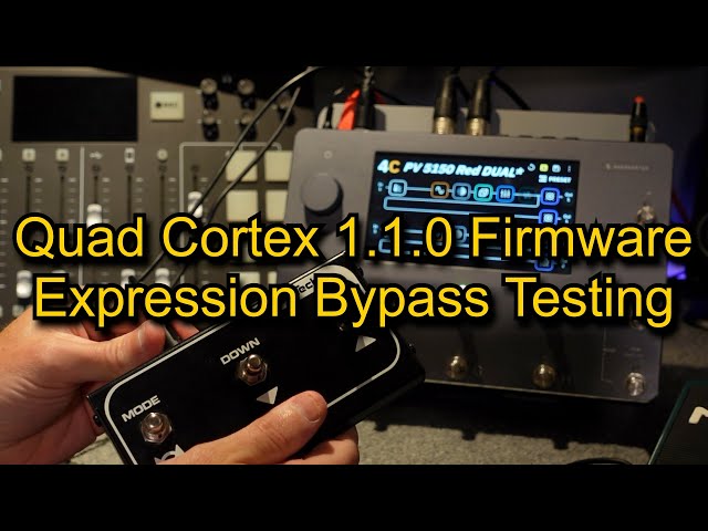 Guitars and Gear: Quad Cortex 1.1.0 Expression Bypass - YouTube