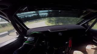 Kalle Rovanperä - Neste Rally Finland 2018 | Tests | Helmet cam