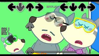 Evolution of Wolfoo In Friday Night Funkin 🦋 Wolfoo, Do You Like Gold Shoes   Wolfoo Doing Shopping