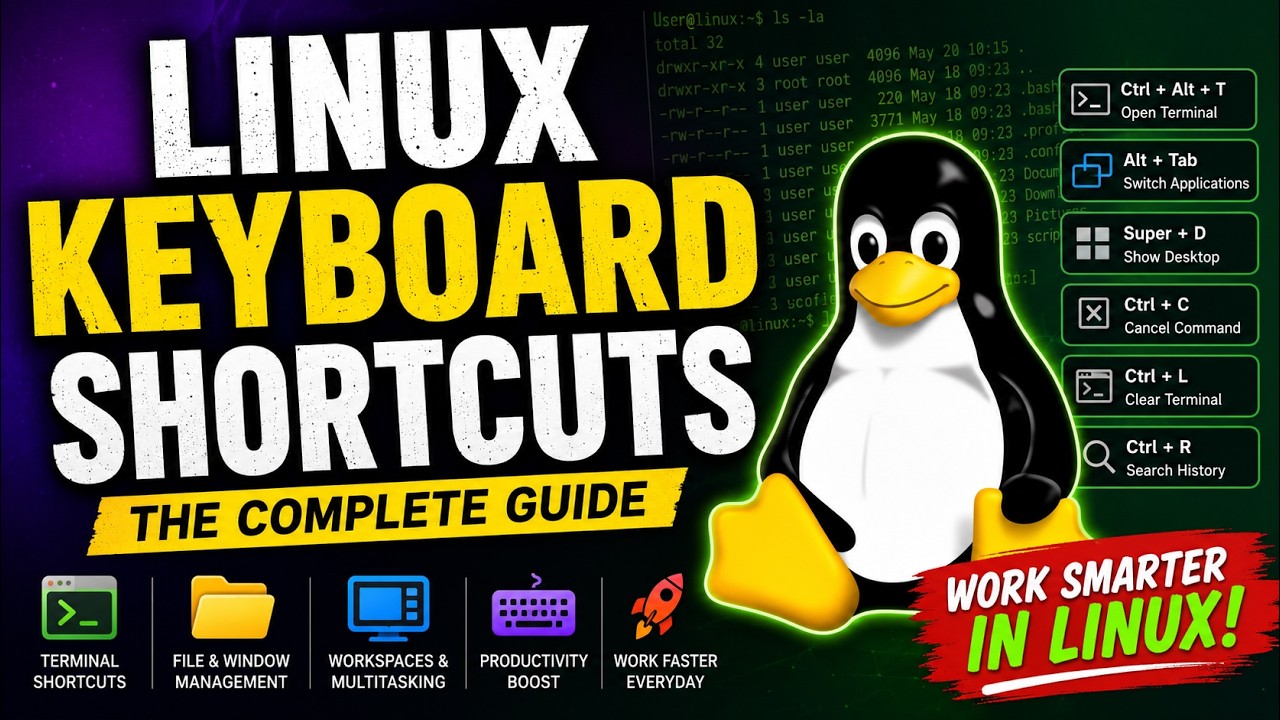 Shortcut Linux Mastering Linux Keyboard Shortcuts and Desktop Workflows | Geeksphere ...