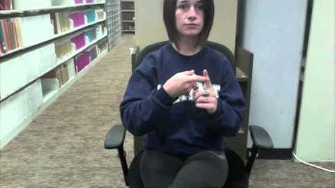 ASL Final. Caitlin Dowd. CSD 101.