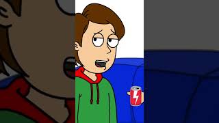 Caillou Gives Boris A Soda Can