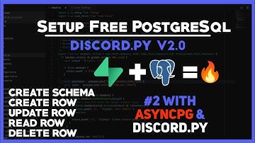 Postgresql and Asyncpg with Discord.py | Part 2