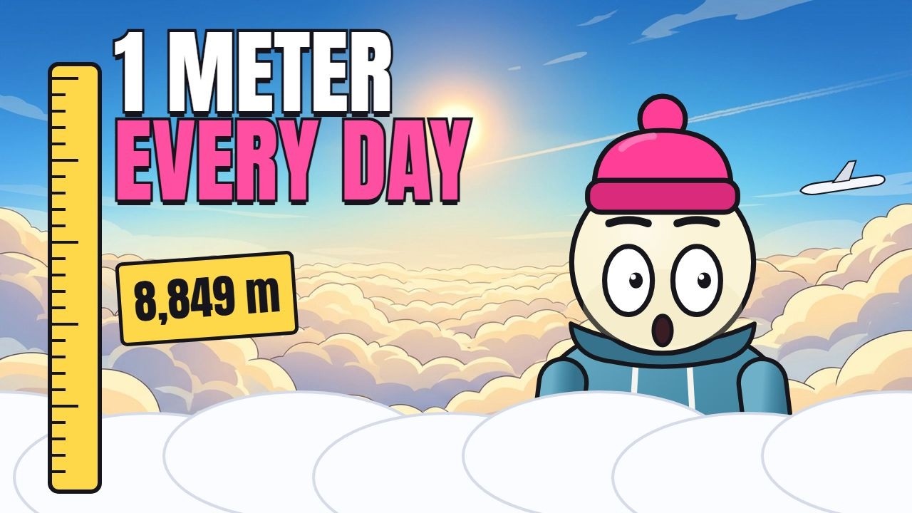 What If You Grew One Meter Every Day? - YouTube