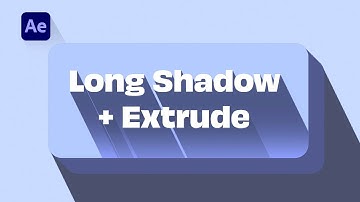 Make Stunning Long Shadows in After Effects + FREE Preset with 3D Extrude Effect!