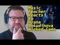 Music Teacher Reacts to Diana Ankudinova First Time Wicked Game Cover Диана Анкудинова 15 лет