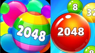Bricks Breaker - Glow Balls vs 2048 Balls Merge Number Game vs Cube Shatter 2048 screenshot 5