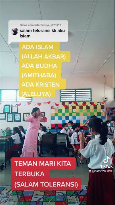Lagu dan Lirik lagu Teman Mari Kita Terbuka (Lagu Toleransi) untuk siswa-siswi disekolah