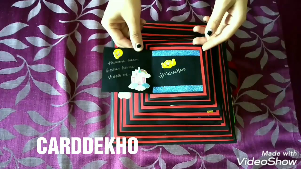 MAZE CARD💝/ 3D PYRAMID CARD💖