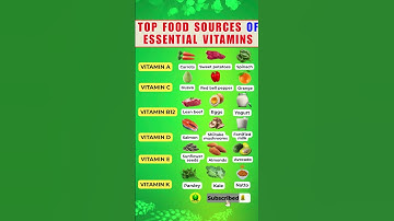 TOP Food Sources of Essential Vitamins | Vitamin-Rich Foods