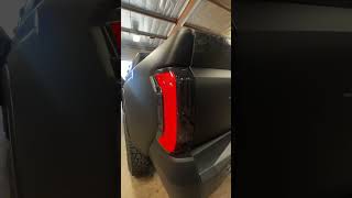 We spent $3000+ to upgrade the headlights and taillights on this brand new truck! Here’s the result