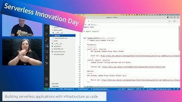 AWS Serverless Innovation Day: AWS On Air ft. Building serverless apps with infrastructure as code